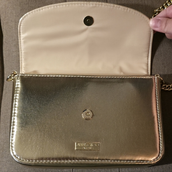 Jimmy Choo Parfums Gold Evening Bag & Gold Glitter Coin Purse - Picture 3 of 6